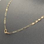 ⁦عقد ذهب عيار 18 الوزن 1.21 جرام⁩ - الصورة ⁦4⁩