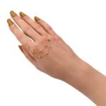 كف اوتار ذهب عيار 21 الوزن 0.99 جرام