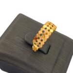 ⁦خاتم ذهب عيار 21 الوزن 1.03 جرام⁩ - الصورة ⁦3⁩