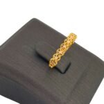 ⁦خاتم ذهب عيار 21 الوزن 0.68 جرام⁩ - الصورة ⁦3⁩