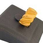 ⁦خاتم ذهب عيار 21 الوزن 1.95 جرام⁩ - الصورة ⁦3⁩