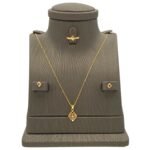 نصف طقم ذهب عيار 21 الوزن 2.18 جرام