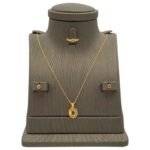 نصف طقم ذهب عيار 21 الوزن 1.97 جرام