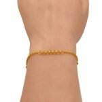 ⁦أسواره ذهب عيار 21 وزن 1.30 جرام أناقة بسيطة ساحرة⁩ - الصورة ⁦2⁩