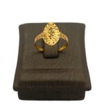 ⁦خاتم ذهب عيار 21 الوزن 0.90 جرام⁩ - الصورة ⁦3⁩