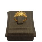 ⁦خاتم ذهب عيار 21 الوزن 0.80 جرام⁩ - الصورة ⁦2⁩