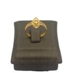 ⁦خاتم ذهب عيار 21 الوزن 0.80 جرام⁩ - الصورة ⁦2⁩