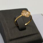 ⁦خاتم ذهب عيار 21 الوزن 1.19 جرام⁩ - الصورة ⁦2⁩