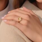 خاتم ذهب عيار 21 الوزن 1.19 جرام
