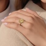 خاتم ذهب عيار 21 الوزن 1.07 جرام