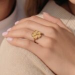 خاتم ذهب عيار 21 الوزن 1.17 جرام