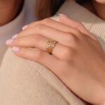خاتم ذهب عيار 21 الوزن 1.09