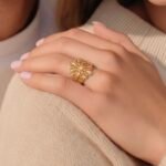 خاتم ذهب عيار 21 الوزن 1.50 جرام