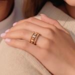 خاتم هيفاء ذهب عيار 18 الوزن 2.06 جرام