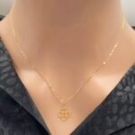 ⁦عقد ذهب عيار 21 الوزن 0.39 جرام⁩ - الصورة ⁦6⁩