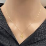 ⁦عقد ذهب عيار 21 الوزن 0.44 جرام⁩ - الصورة ⁦2⁩