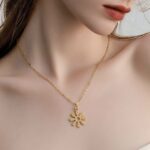 عقد ذهب عيار 21 الوزن 0.44 جرام
