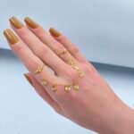 ⁦كف أوتار ذهب عيار 21 الوزن 2.05 جرام⁩ - الصورة ⁦2⁩
