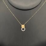 ⁦طقم ذهب عيار 18 الوزن 4.73 جرام⁩ - الصورة ⁦2⁩