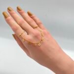 ⁦كف اوتار ذهب عيار 21 الوزن 1.85 جرام⁩ - الصورة ⁦2⁩