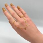 ⁦كف اوتار ذهب عيار 21 الوزن 1.75 جرام⁩ - الصورة ⁦2⁩