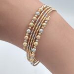 ⁦اسواره مكس ذهب عيار 18 الوزن 6.58 جرام⁩ - الصورة ⁦3⁩