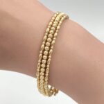 ⁦أسواره ذهب عيار 18 الوزن 3.69 جرام⁩ - الصورة ⁦3⁩
