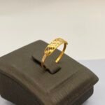 ⁦خاتم ذهب عيار 21 الوزن 0.60 جرام⁩ - الصورة ⁦3⁩