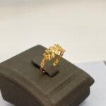 ⁦خاتم ذهب عيار 21 الوزن 0.67 جرام⁩ - الصورة ⁦3⁩