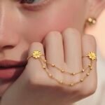 كف اوتار ذهب عيار 21 الوزن 3.38 جرام