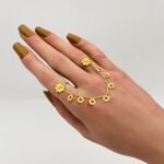 ⁦كف اوتار ذهب عيار 21 الوزن 3.15 جرام⁩ - الصورة ⁦2⁩