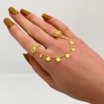 ⁦كف اوتار ذهب عيار 21 الوزن 3.58 جرام⁩ - الصورة ⁦2⁩