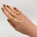 ⁦كف اوتار ذهب عيار 21 الوزن 4.15 جرام⁩ - الصورة ⁦2⁩