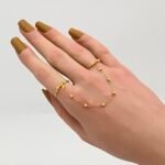 ⁦كف اوتار ذهب عيار 21 الوزن 1.69 جرام⁩ - الصورة ⁦2⁩