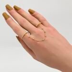 ⁦كف اوتار ذهب عيار 21 الوزن 2.04 جرام⁩ - الصورة ⁦2⁩