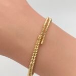 ⁦اسواره ذهب عيار 18 الوزن 3.85 جرام⁩ - الصورة ⁦3⁩