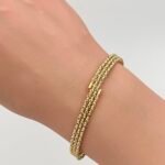 ⁦اسواره وخاتم  ذهب عيار 18 الوزن 5.57 جرام⁩ - الصورة ⁦2⁩