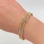 ⁦اسواره مكس ذهب عيار 18 الوزن 3.30 جرام⁩ - الصورة ⁦2⁩