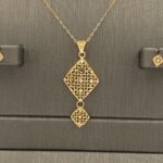 ⁦نصف طقم ذهب عيار 21 الوزن 3.23 جرام⁩ - الصورة ⁦5⁩