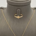 ⁦نصف طقم ذهب عيار 21 الوزن 2.87 جرام⁩ - الصورة ⁦3⁩