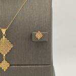 ⁦نصف طقم ذهب عيار 21 الوزن 3.18 جرام⁩ - الصورة ⁦4⁩