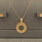 ⁦نصف طقم ذهب عيار 21 الوزن 3.35 جرام⁩ - الصورة ⁦5⁩