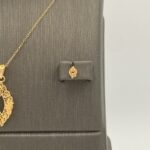 ⁦نصف طقم ذهب عيار 21 الوزن 2.80 جرام⁩ - الصورة ⁦3⁩