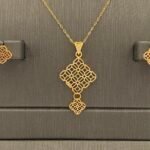 ⁦نصف طقم ذهب عيار 21 الوزن 3.62 جرام⁩ - الصورة ⁦4⁩
