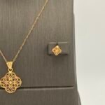 ⁦نصف طقم ذهب عيار 21 الوزن 3.00 جرام⁩ - الصورة ⁦3⁩