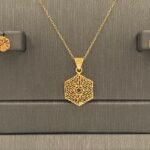 ⁦نصف طقم ذهب عيار 21 الوزن 3.22 جرام⁩ - الصورة ⁦4⁩