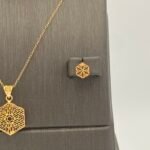 ⁦نصف طقم ذهب عيار 21 الوزن 3.22 جرام⁩ - الصورة ⁦3⁩