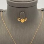 ⁦نصف طقم ذهب عيار 21 الوزن 3.22 جرام⁩ - الصورة ⁦2⁩