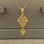 ⁦نصف طقم ذهب عيار 21 الوزن 3.19 جرام⁩ - الصورة ⁦4⁩
