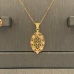 ⁦نصف طقم ذهب عيار 21 الوزن 3.32 جرام⁩ - الصورة ⁦4⁩